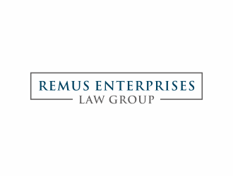 Remus Enterprises Law Group logo design by checx