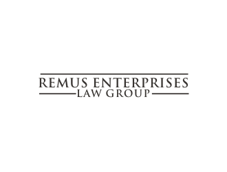 Remus Enterprises Law Group logo design by BintangDesign