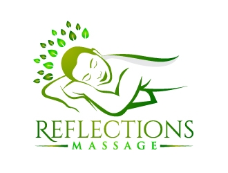 Reflections Massage logo design by uttam