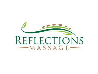 Reflections Massage logo design by scriotx
