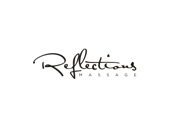 Reflections Massage logo design by R-art