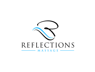Reflections Massage logo design by ammad