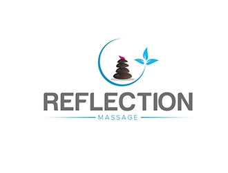 Reflections Massage logo design by XyloParadise