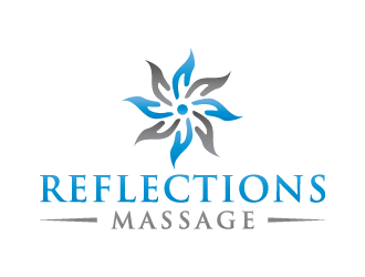 Reflections Massage logo design by akilis13