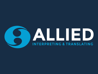 Allied Interpreting & Translating logo design by aldesign