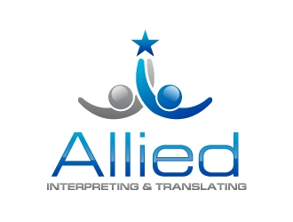 Allied Interpreting & Translating logo design by uttam