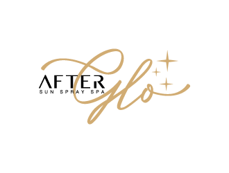 After Glo logo design by enan+graphics