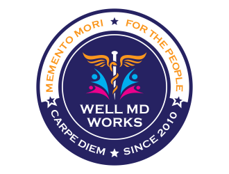 Well MD Works logo design by mikael