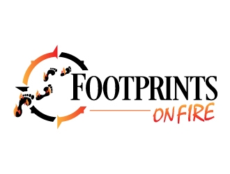 Footprints on Fire logo design by jaize