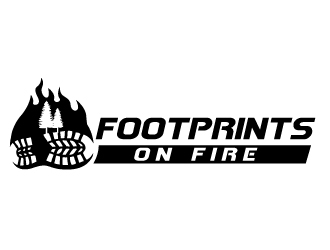 Footprints on Fire logo design by REDCROW