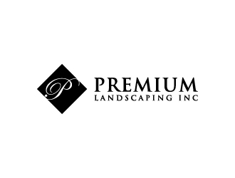 premium landscaping inc logo design by Creativeminds
