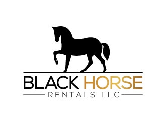 Black Horse Rentals LLC logo design by invento
