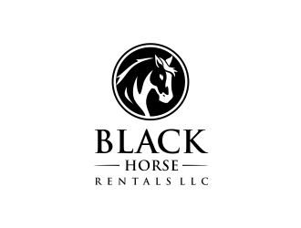 Black Horse Rentals LLC logo design by ammad