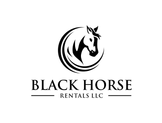 Black Horse Rentals LLC logo design by ammad