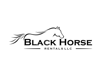 Black Horse Rentals LLC logo design by ammad