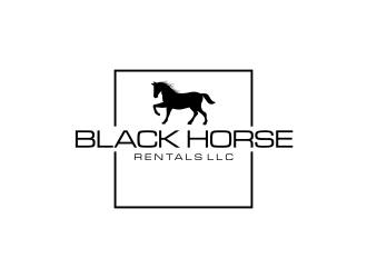 Black Horse Rentals LLC logo design by ammad