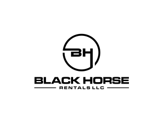 Black Horse Rentals LLC logo design by ammad