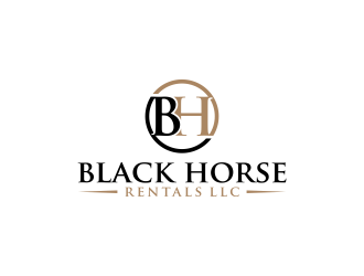 Black Horse Rentals LLC logo design by imagine