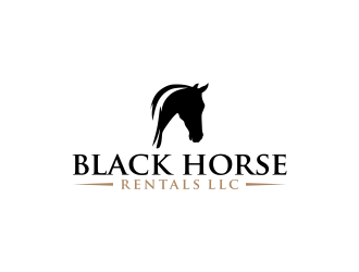 Black Horse Rentals LLC logo design by imagine