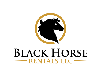 Black Horse Rentals LLC logo design by done