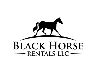 Black Horse Rentals LLC logo design by done
