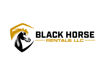Black Horse Rentals LLC logo design by THOR_