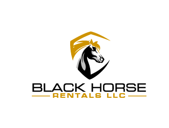 Black Horse Rentals LLC logo design by THOR_
