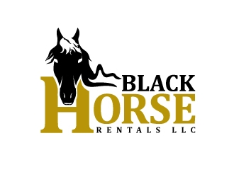 Black Horse Rentals LLC logo design by Suvendu