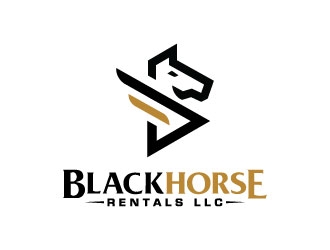 Black Horse Rentals LLC logo design by sanworks