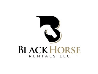 Black Horse Rentals LLC logo design by sanworks