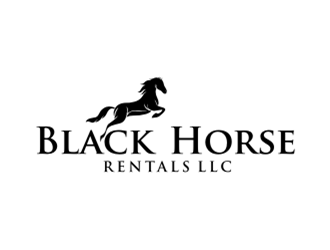 Black Horse Rentals LLC logo design by kitaro