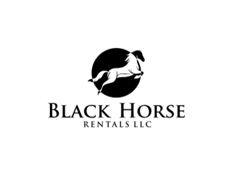 Black Horse Rentals LLC logo design by kitaro