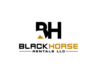 Black Horse Rentals LLC logo design by bluespix