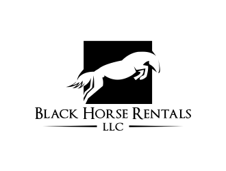 Black Horse Rentals LLC logo design by Greenlight