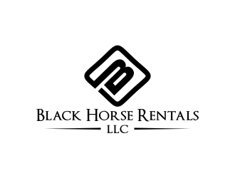 Black Horse Rentals LLC logo design by Greenlight