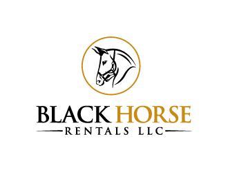 Black Horse Rentals LLC logo design by bluespix