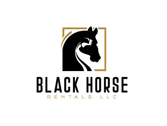 Black Horse Rentals LLC logo design by sanworks