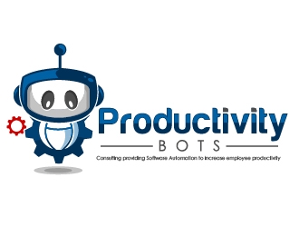Productivity Bots logo design by dorijo