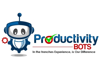 Productivity Bots logo design by dorijo