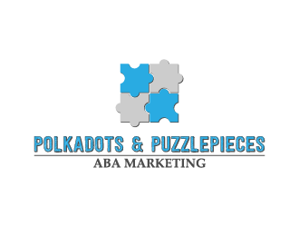 Polkadots & Puzzlepieces ABA Marketing logo design by fastsev
