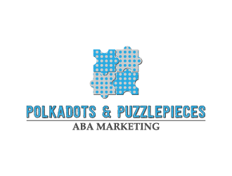 Polkadots & Puzzlepieces ABA Marketing logo design by fastsev