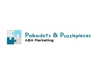 Polkadots & Puzzlepieces ABA Marketing logo design by yippiyproject