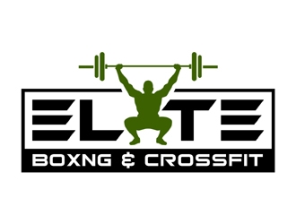 Elite Boxng and Crossfit logo design by MAXR