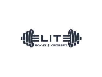 Elite Boxng and Crossfit logo design by Susanti