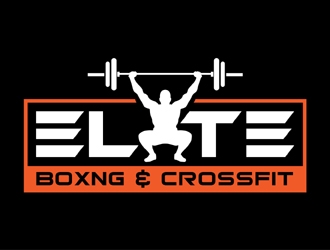 Elite Boxng and Crossfit logo design by MAXR