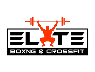 Elite Boxng and Crossfit logo design by MAXR