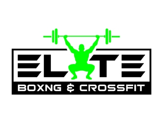 Elite Boxng and Crossfit logo design by MAXR