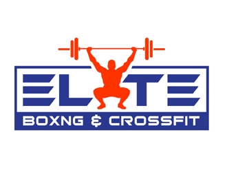 Elite Boxng and Crossfit logo design by MAXR