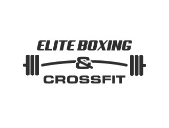 Elite Boxng and Crossfit logo design by AamirKhan