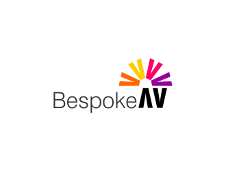 Bespoke Audio and Video  or Bespoke AV logo design by gcreatives